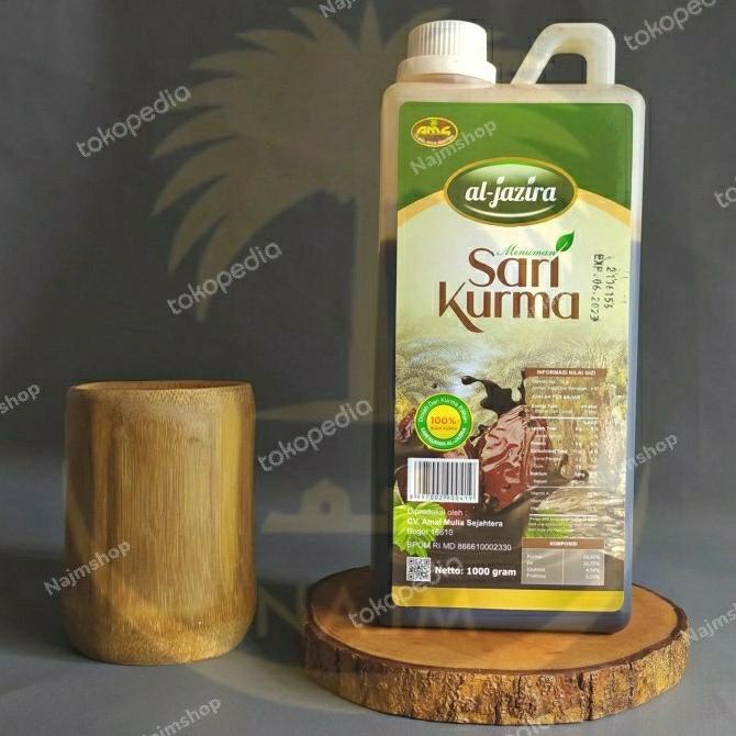 

Sari Kurma Al-JAZIRA ORIGINAL 1KG supplement halal Biidznillah