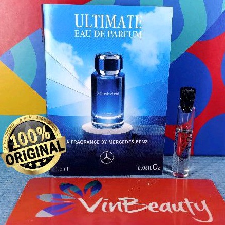 Vial Parfum OriginaL Mercedes-Benz Ultimate EDP 1.5 ml For Men Murah