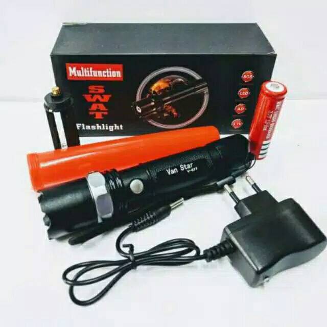 Senter SWAT Police Batrai cas