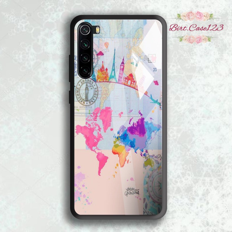 BC Case softcase silikon Gambar PETA back case glass oppo samsung vivo xiaomi realme iphone all type