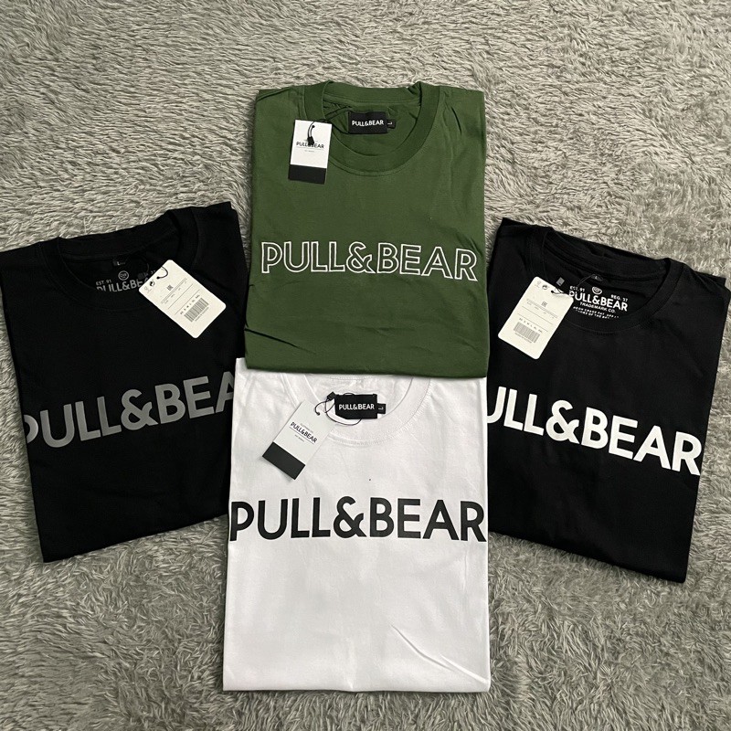 KAOS TSHIRT PULL&amp;BEAR BASIC FULLTAG &amp; LEBEL - BEST SELLER