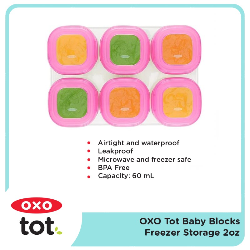 OXO Tot Baby Blocks Freezer Storage 2oZ