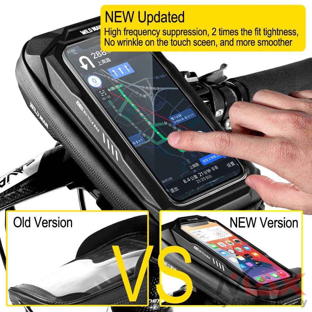 Holder HP Motor / Sepeda Anti air Smartphone Case Handlebar Waterproof