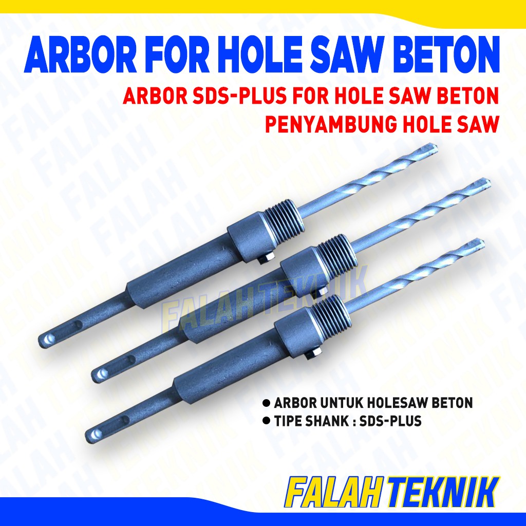 Arbor SDS-Plus For Holesaw Beton Penyambung Hole Saw 1