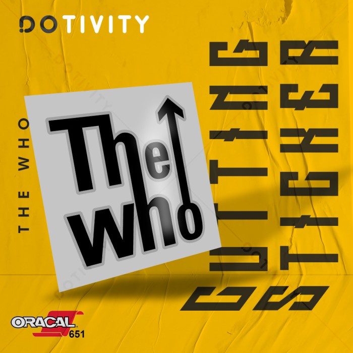 

Cutting Sticker THE WHO BAND