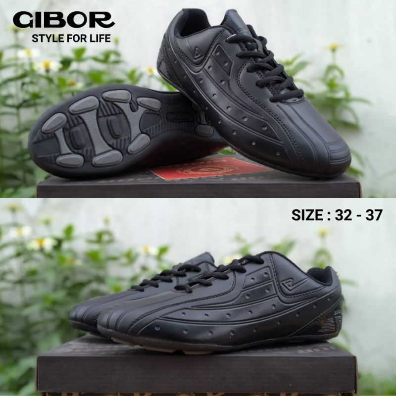 Sepatu Futsal Anak Gibor Gr bale Sepatu Futsal Anak Black Original