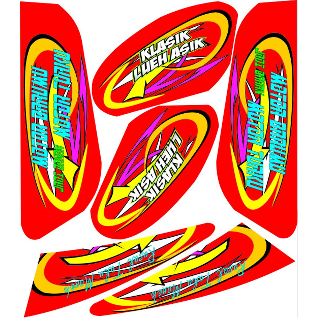 decal c70 custom desain decal bekjul decal stiker c70 decal motor c70