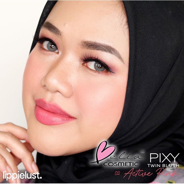❤ BELIA ❤  PIXY Twin Blush 2 in 1 ( lip &amp; blusher pixy )