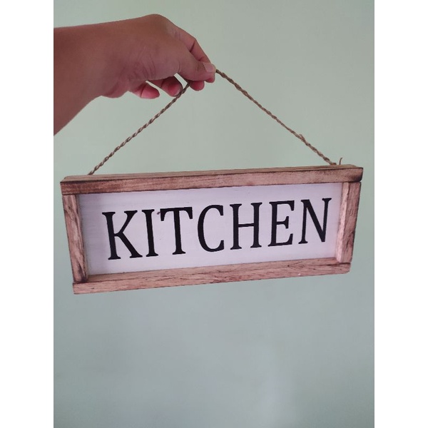 Tulisan kitchen/sign board/home decor/dekorasi rumah/pajangan/hiasan dapur
