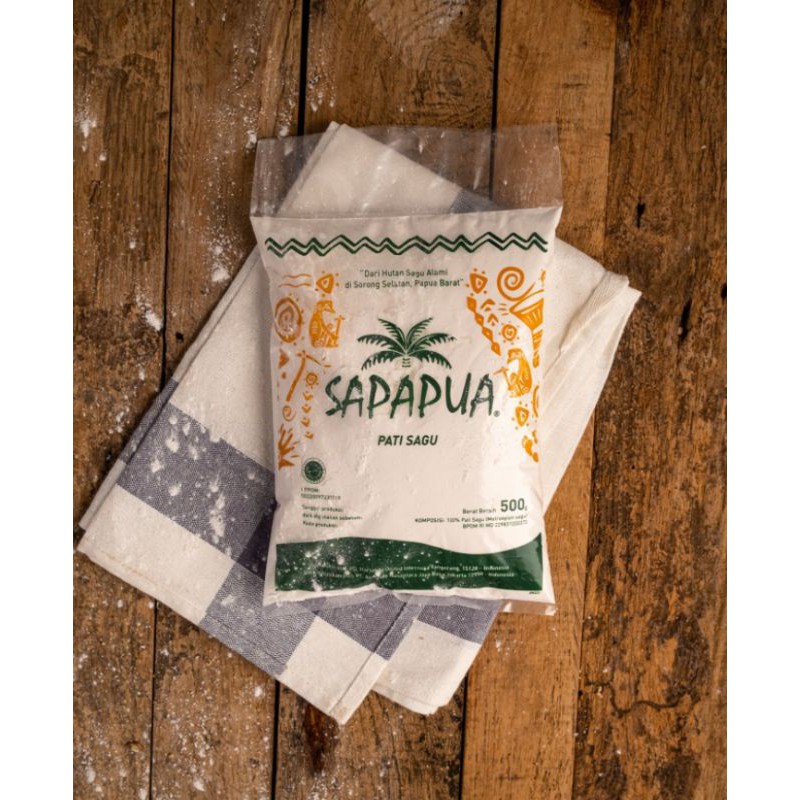 Tepung Sagu Sapapua (Asli dari Papua) 500 gram