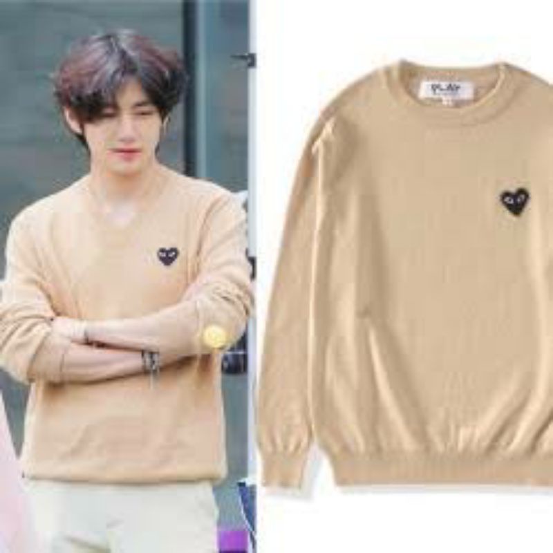 Sweater BTS KIM TAEHYUNG Love Hitam