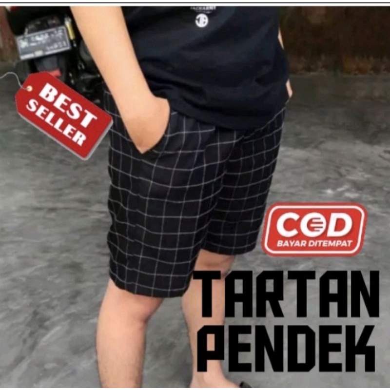 TERLARIS CELANA TARTAN PENDEK PRIA DEWASA SIZE 28/34