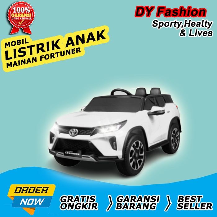 Mobil listrik SP219 Mainan mobil mobilan anak fortuner aki laki laki perempuan elektrik toyota murah