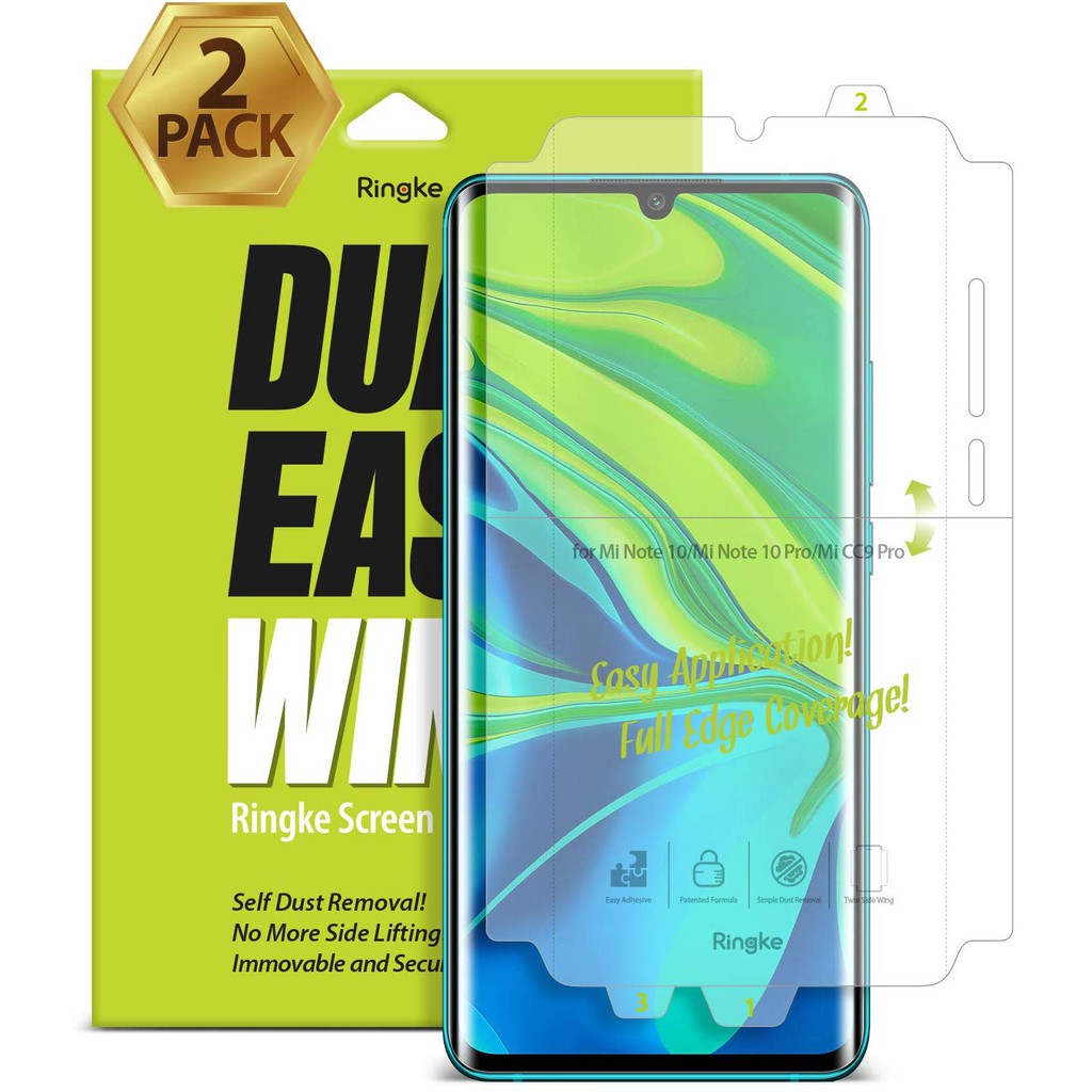 Ringke dual easy wing screen protector Xiaomi Mi Note 10 / 10 Pro CC9