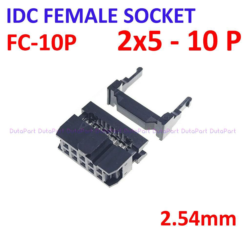 FC-10P Socket IDC Female 10P 10 Pin 2x5 Soket FC3-10P Header ISP SET