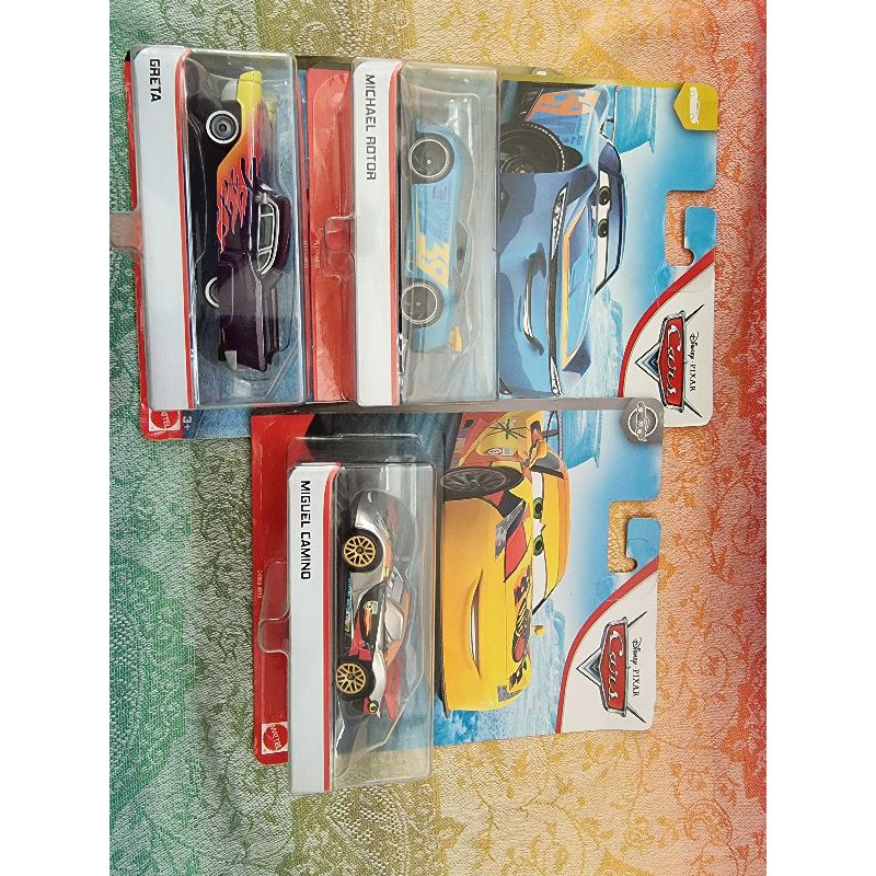 Disney Cars Michael Rotor, Miguel Camino, Greta