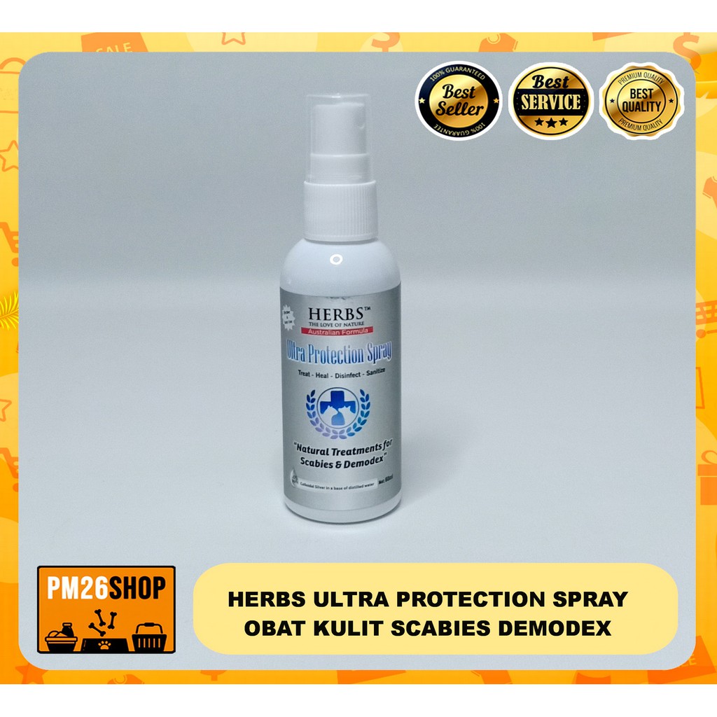 OBAT KULIT SCABIES DEMODEX INFEKSI HERBS ULTRA PROTECTION SPRAY