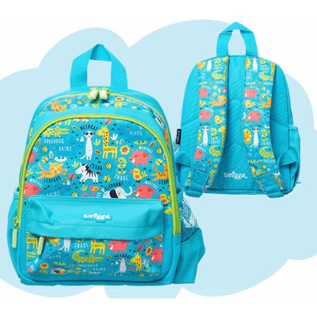  SMIGGLE  SKIP TINI TINY BACKPACK ANIMAL tas  ransel laki 