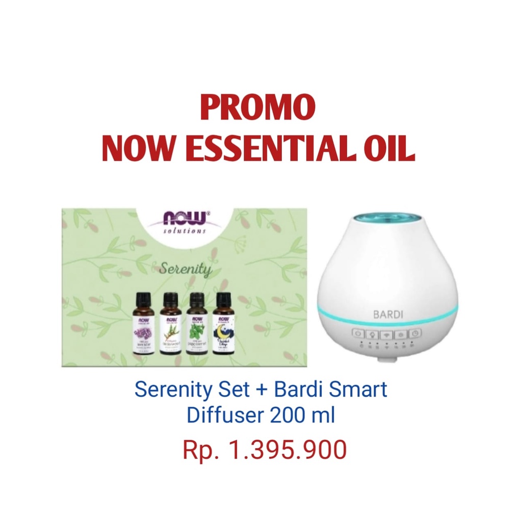 Paket NOW ESSENTIAL OIL SERENITY + DIFFUSER