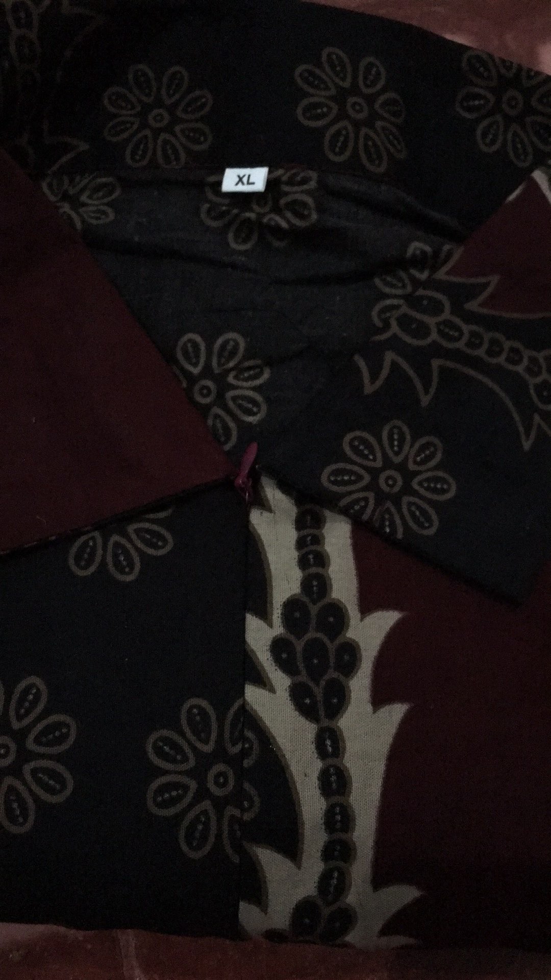 Tunik Batik Wanita Sogan Biru S M L Xl Xxl