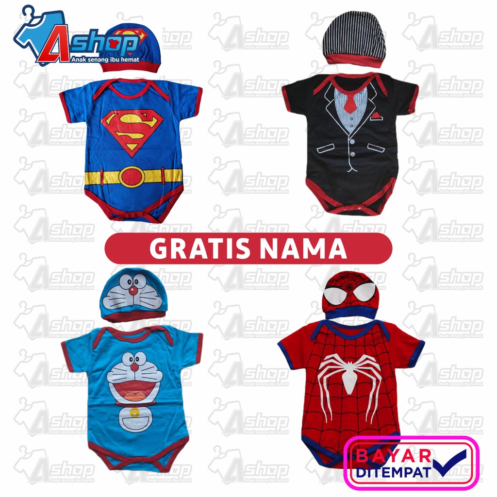 Jumper Bayi Topi 3 Pics Random