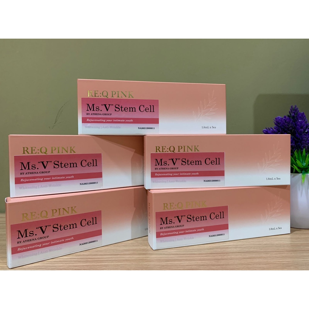 PAKET 5 BOX LEBIH MURAH - MISS V STEM CELL (untuk daerah Kewanitaan yang Kering) dari Klinik Kecantikan Athena