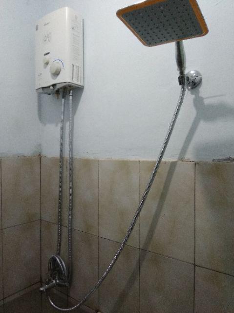 Selang Fleksibel Shower Jumbo Full Stainless 1,5m