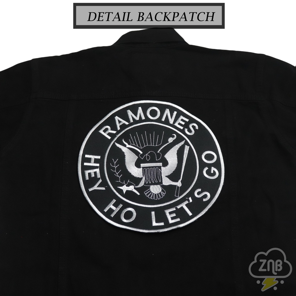 PATCH RAMONES PATCH BORDIR TEMPELAN JAKET PREMIUM BEST QUALITY