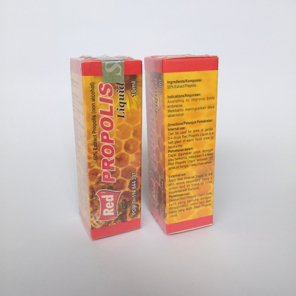 Red Propolis Liquid S.CO 10ml (50 Extract Propolis) Shopee Indonesia