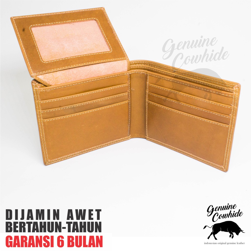 Dompet Kulit Asli Full Kulit Seluruhnya - Tanpa Kain Furing