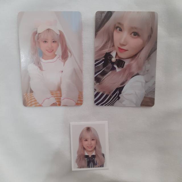 WTS IZ*ONE IZONE YABUKI NAKO SET SECRET DIARY PHOTOBOOK VER ( AR PC+SELFIE PC+ID PHOTO)