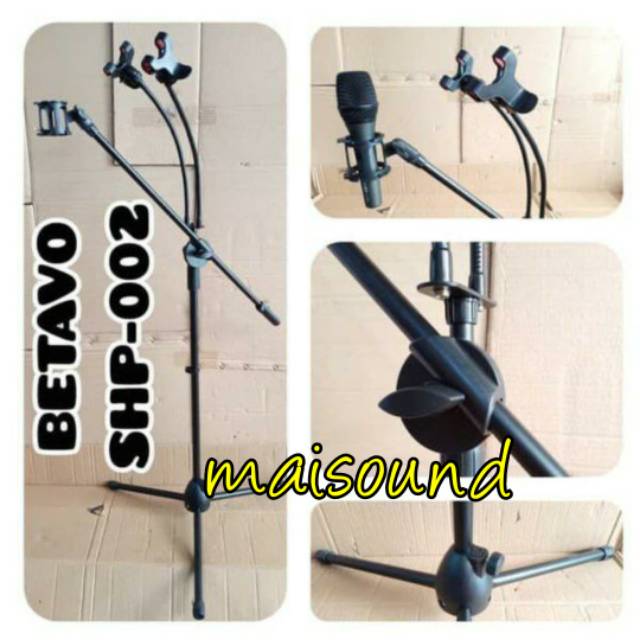 STAND MIC LANTAI BETAVO SHP 002 STANDING MICROPHONE HP BETAVO SHP002