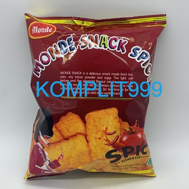 

Monde Snack Spicy Tomato 50gr