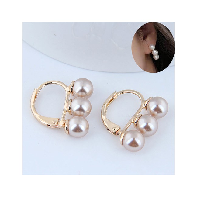 LRC Anting Tusuk Fashion Pearl Earrings A5772X