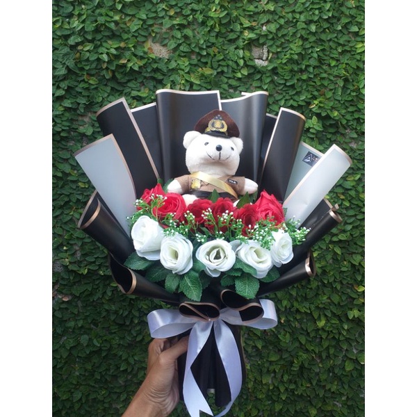 

Buket pelantikan TNI, Polisi, Dokter,perawat,bidan, segala macam profesi dll