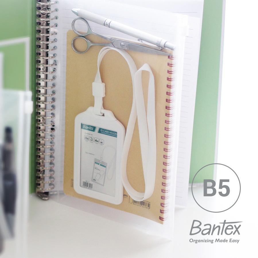 

yj 8F8 Bantex Zipper Pocket For Multiring Binder B5 26 Holes 8073 08 M9 Terupdate・
