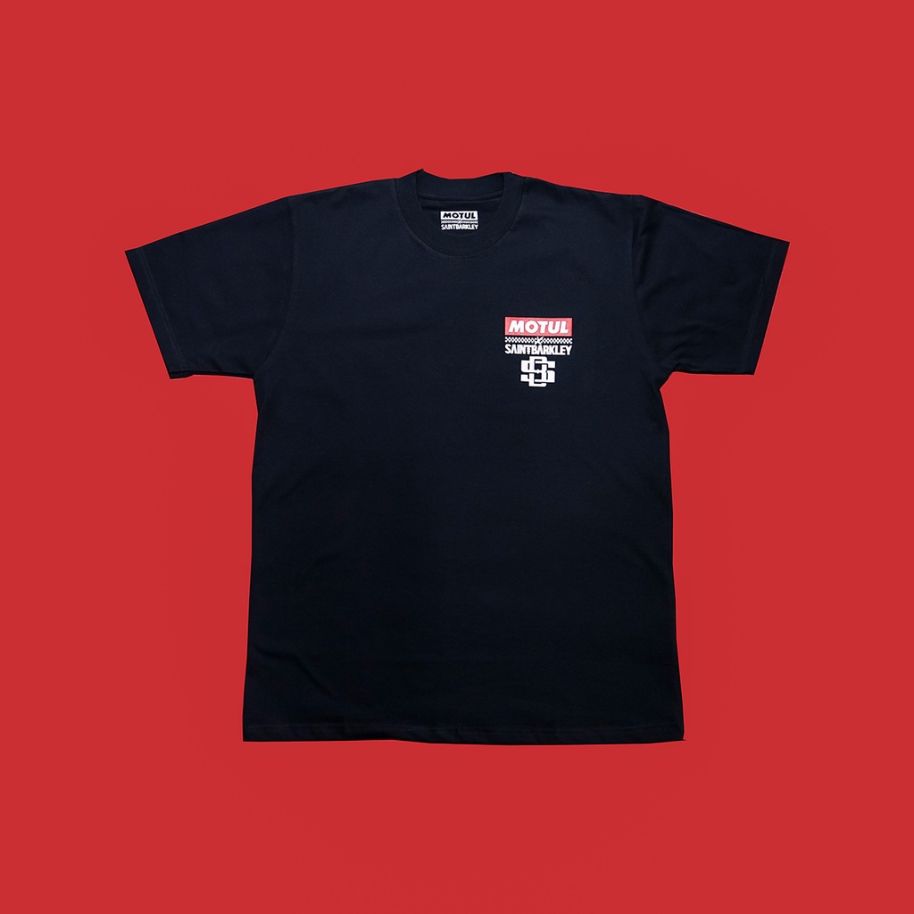 Saint Barkley x Motul Tees Logo - Black
