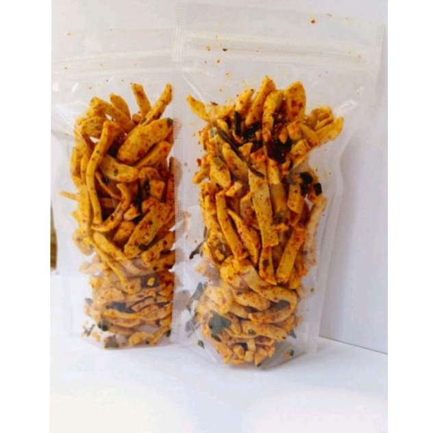 

BASRENG 100gram/BASRENG PEDAS DAUN JERUK/BASRENG KILOAN/CEMILAN PEDAS/COD