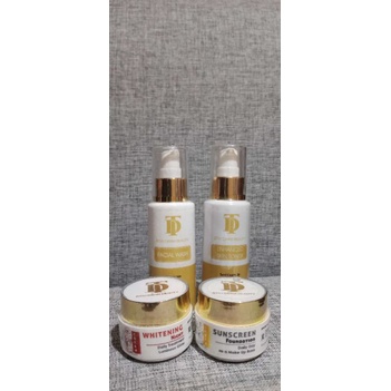 DTIO DERM BEAUTY | Krim Wajah Paket Whitening | Menghilangkan Jerawat & Flek Hitam
