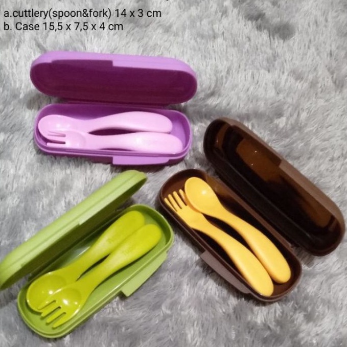 tuperware sendok garpu bayi set