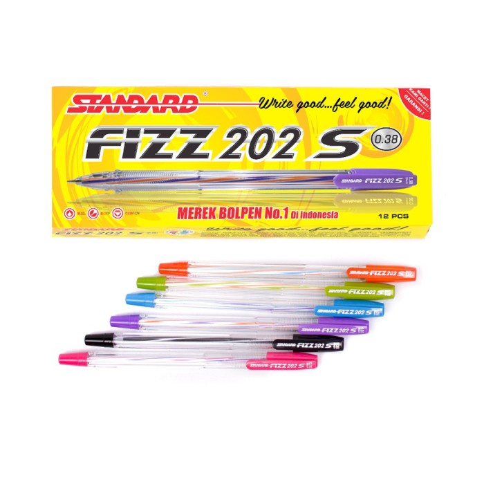 

PULPEN / STANDARD / BOLPEN FIZZ 202 BLACK PACK