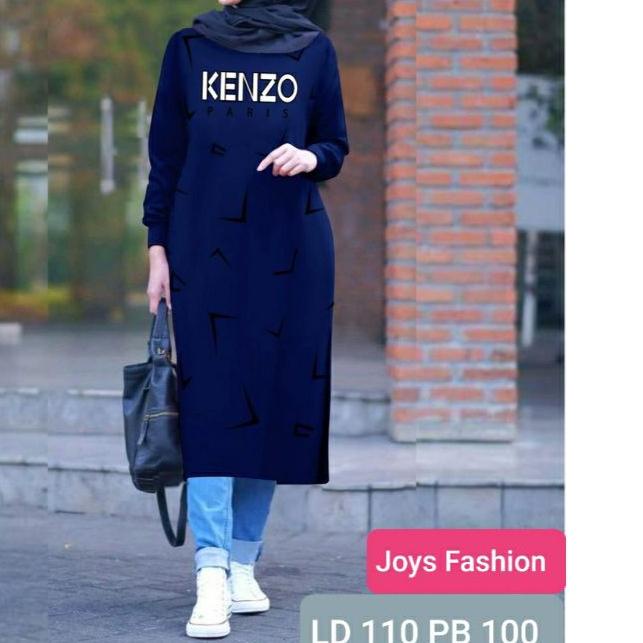 ♤ JF Atasan Tunik Kaos Babyterry Jumbo Wanita Muslimah Terbaru KENS ✯