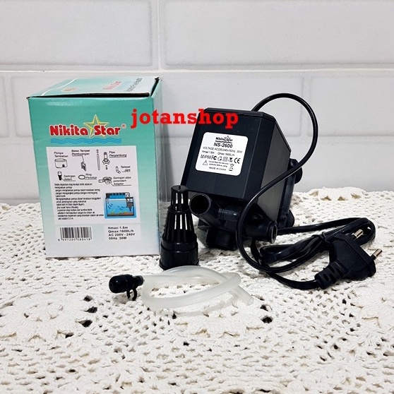 NIKITA STAR NS 2600 NS2600 Power Head Mesin Pompa Aquarium Aquascape kolam hidroponik