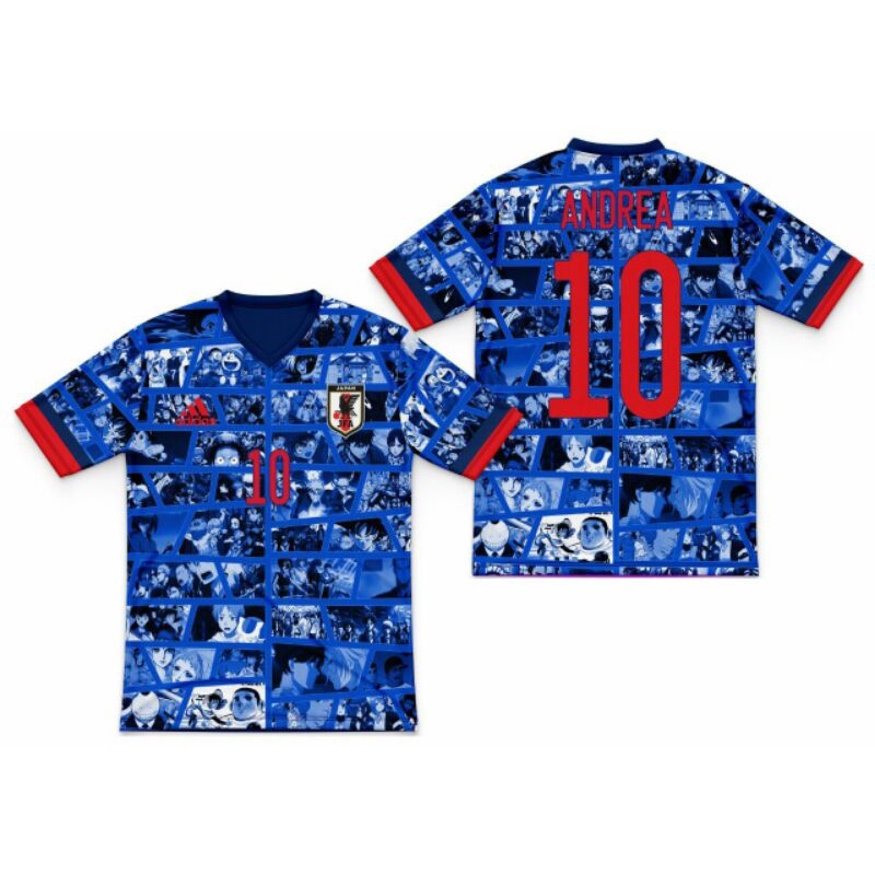 Jual Jersey Jepang Japan Home 2022 Anime Edition World cup Qatar 2022