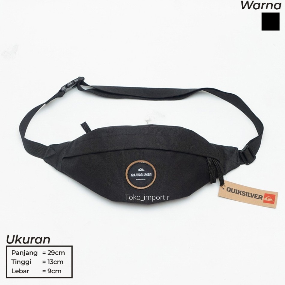 Quiksilver Waistbag Cordura / Tas Selempang Pria Unisex Mirror Ori