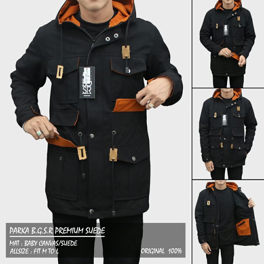 Promo Jaket Parka Hoodie Premium Pocket Bgsr | Jaket Outdoor Gunung Traveling Premium Hiking dewasa