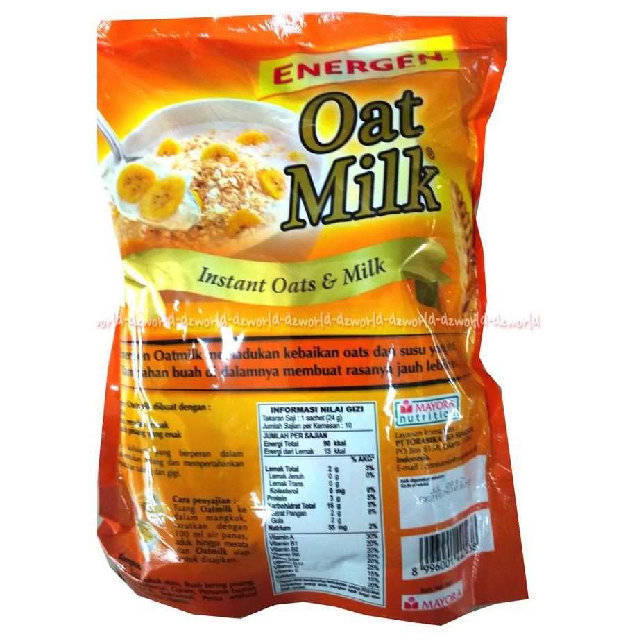 

food Quaker Instant Energen Oat Milk Banana Instant Oat Milk Instan Tepung