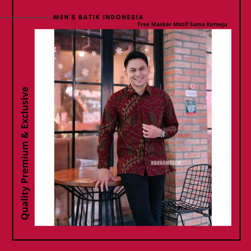 BATIK PRABU MESEM PREMIUM BATIK EXCLUSIVE PREMIUM kemeja batik pria lengan panjang terbaru ORIGINAL