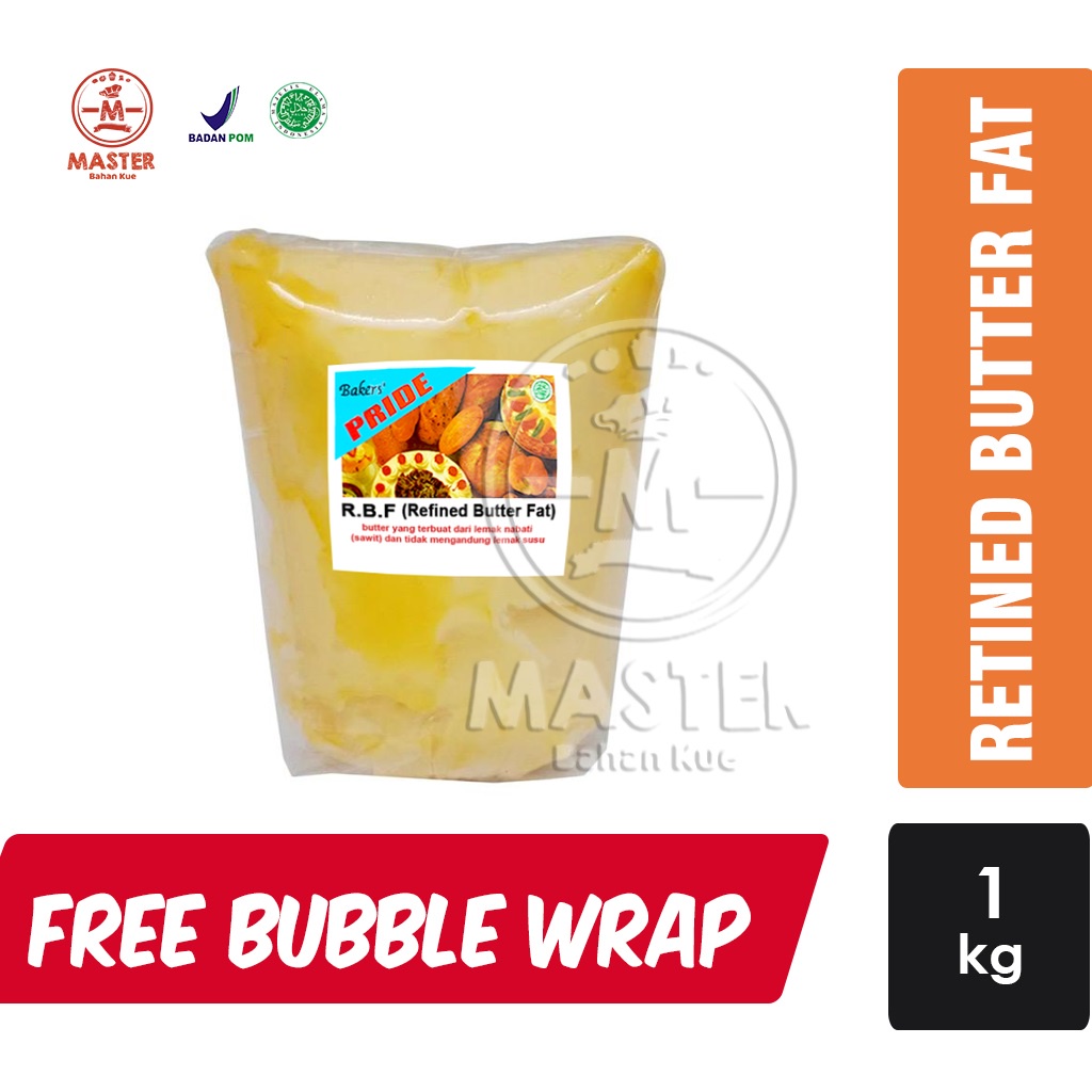 

Baker's Pride RBF / Refined Butter Fat / Mentega Nabati [1 Kg]