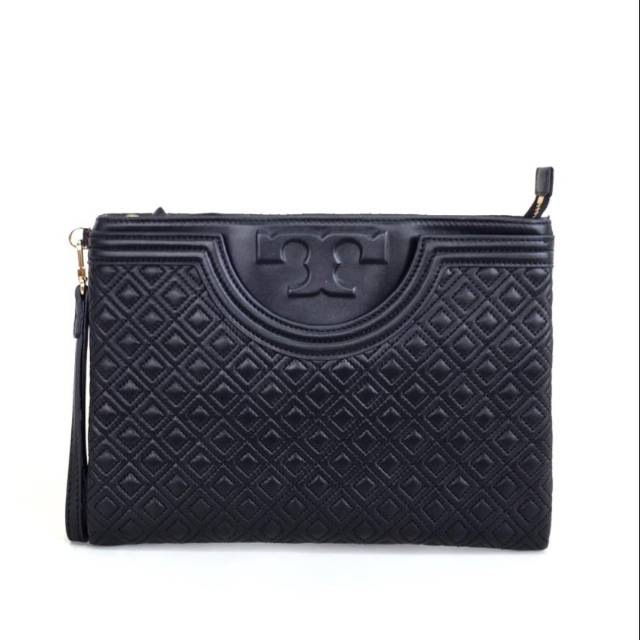 Pouch pria Tory Burch original Fleming Large